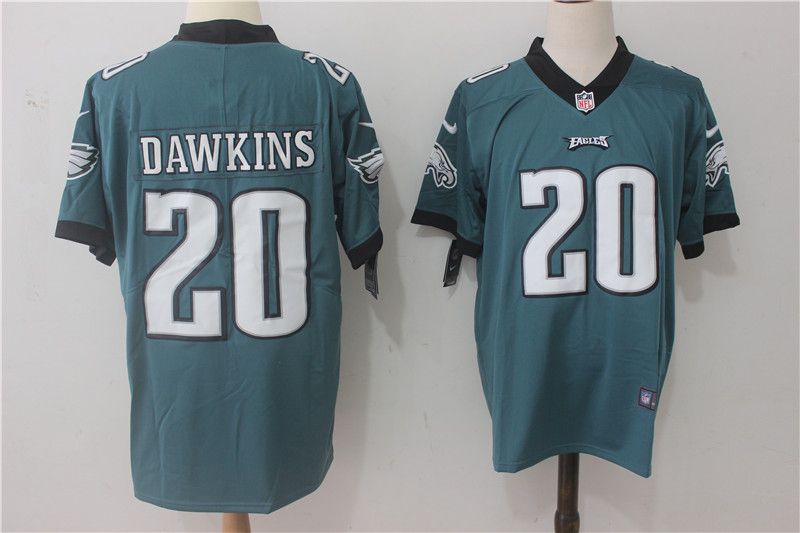 Men Philadelphia Eagles #20 Dawkins Green Nike Vapor Untouchable Limited NFL Jerseys